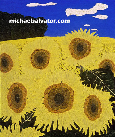 Painting: VINCENT, Sunflowers, oil on canvas